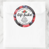 Étiquette de panier cadeau (Sac)