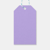 Étiquette de Pâques lavande Goth Pastel Lapin Rose (Dos)
