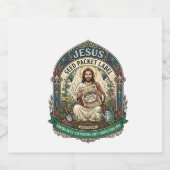 étiquette de paquet de graines de Jésus étiquette (Étiquettes simples)