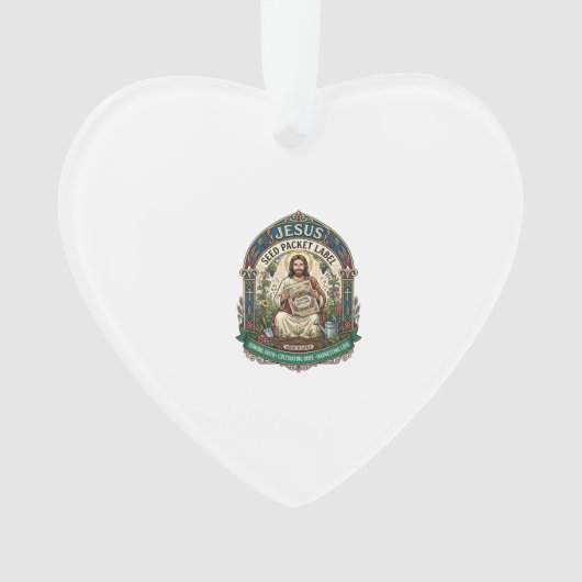 étiquette de paquet de graines de Jésus étiquette (devant)