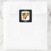 Étiquette de paquets de graines de carottes (Sac)