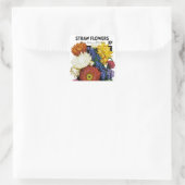 Étiquette de paquets de semences de fleurs de pail (Sac)