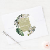 Étiquette de parfum au jasmin (Enveloppe)