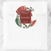 Étiquette de parfum de rose (Sac)
