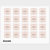 Étiquette de parfum moderne élégant produit autoco (Feuille)
