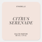 Étiquette de parfum moderne élégant produit autoco (Devant)
