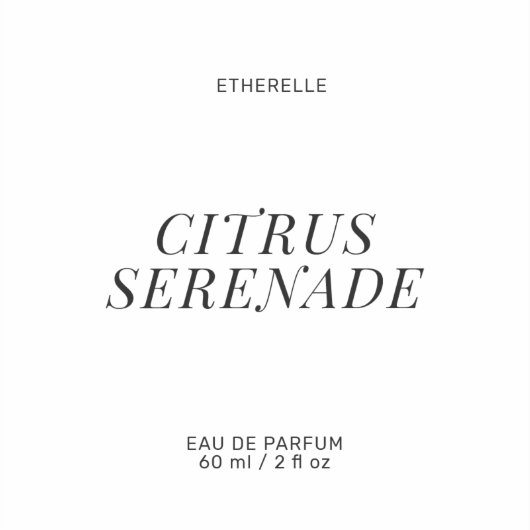 Étiquette de parfum moderne élégant produit autoco (Recto)