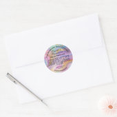 Étiquette de parfum solide holographique et marbré (Enveloppe)