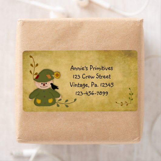 Étiquette de pays Scarecrow (En situation)