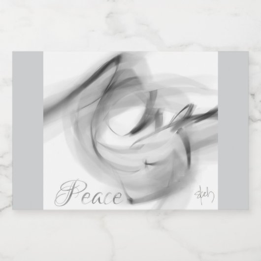 Étiquette de Peace Canister (Étiquettes simples)