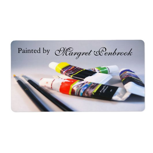 Étiquette de peinture (Devant)