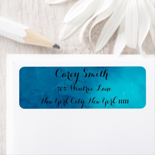 étiquette de peinture (En situation)