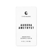 Étiquette de petite bouteille de sérum face (Devant)