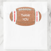 Étiquette de petite entreprise - football (Sac)