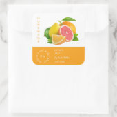 Étiquette de petites entreprises Citrus mixte (Sac)