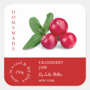 Étiquette de petites entreprises Cranberry