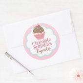 Étiquette de pétoncle de chocolat (Enveloppe)