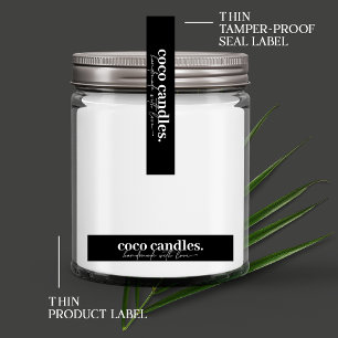 Étiquette de phoque à tamper-Proof à bougie mince