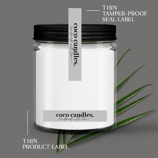 Étiquette de phoque à tamper-Proof à bougie mince