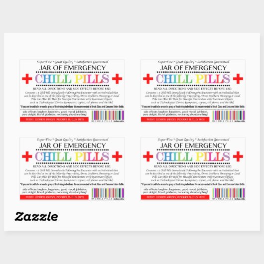 Étiquette de pilule (Feuille)