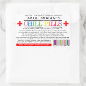 Étiquette de pilule (Sac)