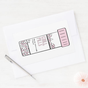 étiquette de pilule de refroidissement