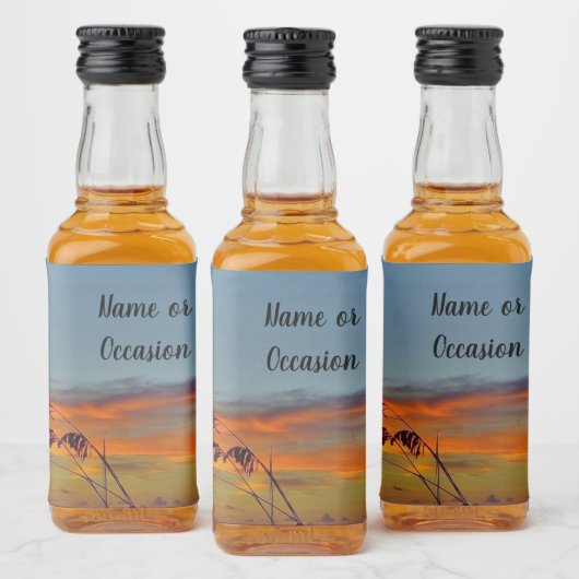 Étiquette de plage (Bouteilles)