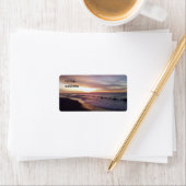 ÉTIQUETTE DE PLAGE DE SLEVER (En situation)