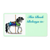 Étiquette de plaque de carrousel (Devant)