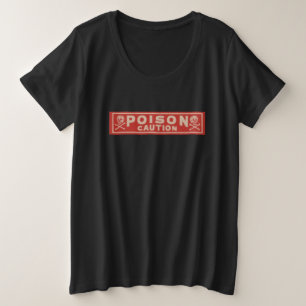 Étiquette de poison vintage