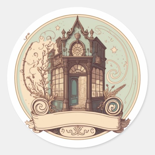 Étiquette de porte simple (Devant)