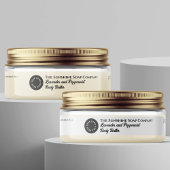 Étiquette de pot cosmétique imperméable blanc 0,75