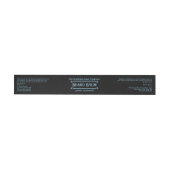 Étiquette de pot de baume pour barbe - Noir et ble (Individuel)
