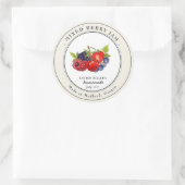 Étiquette de pot de confiture de baies mélangées v (Sac)