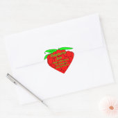 Étiquette de pot de confiture de framboise (Enveloppe)