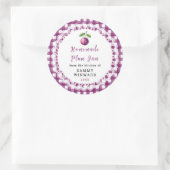 Étiquette de pot de confiture de prunes maison (Sac)