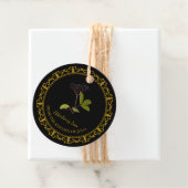 Étiquette de pot de confiture de sureau fait maiso (En situation)