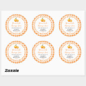Étiquette de pot de confiture d'orange maison (Feuille)