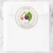 Étiquette de pot de conservation de Confiture de F (Sac)