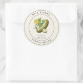 Étiquette de pot de conservation de cornichons à l (Sac)