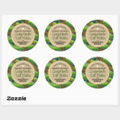 Étiquette de pot de conservation de cornichons au (Feuille)