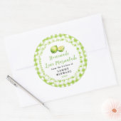 Étiquette de pot de marmelade de citron vert maiso (Enveloppe)