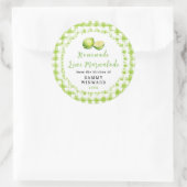 Étiquette de pot de marmelade de citron vert maiso (Sac)