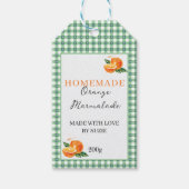 Étiquette de pot de marmelade d'orange personnalis (Devant)