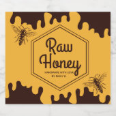 Étiquette de pot de miel (Étiquettes simples)