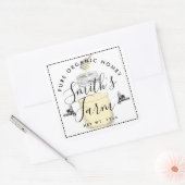 Étiquette de pot de miel de la ferme - Entreprise  (Enveloppe)