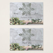 Étiquette de préférence de mariage du Merci 2 (Devant & derrière)