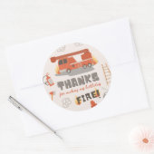 Étiquette de préférence pour camion-feu | Sticker  (Enveloppe)