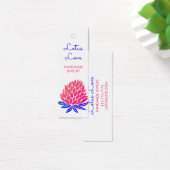 Étiquette de présentation fleur de lotus pour bijo (Bureau)