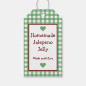Étiquette de présentation pour gelée de jalapeño m (Dos)